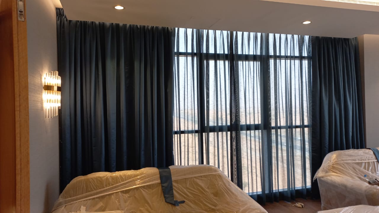 Eyelet Pinch Curtains